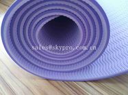 Material del caucho natural de la estera de la yoga de la prenda impermeable de la protección del medio ambiente para la gimnasia