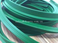 Banda transportadora durable blanca/del verde resistente profesional del PVC del listón de la falda del PVC para la industria alimentaria