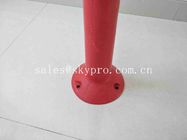 Poste de goma moldeado postes flexibles anaranjados del delineador del tráfico de los productos los 75cm