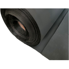 0.6-2.5 mm Tejido de láminas de caucho Hipalon negro
