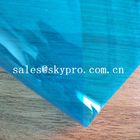 Flexible fino estupendo suave azul transparente de la hoja plástica de alta densidad del PVC