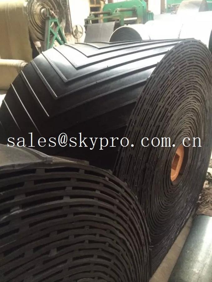 banda transportadora de goma de Chevron de la anchura de 400-2500m m