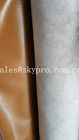 Alto del color sólido de la PU del cuero cuero artificial limpio sintético ligero impermeable 100% de la PU de la resistencia de abrasión fácilmente
