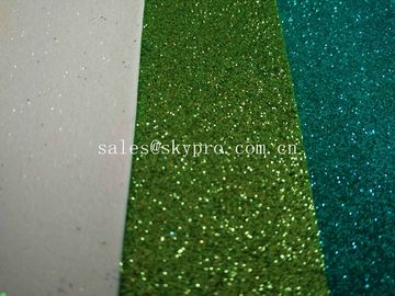 Tipo llano brillante decorativo de la espuma de EVA de los colores más finos del verde que brilla para los juguetes