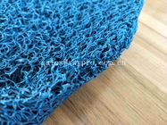 Material de goma suave azul marino de la alfombra del rollo del vinilo del PVC de las esteras del lazo del vinilo de las esteras