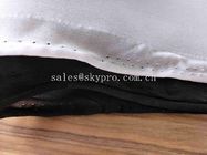 Tela de nylon revestida del neopreno de la tela 2m m de la espuma del neopreno grueso blanco y negro de Rolls