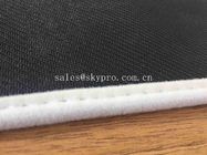 Impresión en blanco no tejida lavable con las esteras de puerta del caucho natural de Whipstitch del lado del terciopelo
