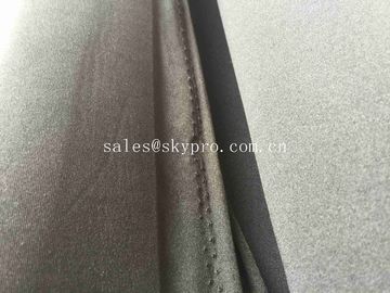 rollo de la tela del neopreno de 2m m el 100% SBR laminado con el poliéster de nylon del jersey brillante