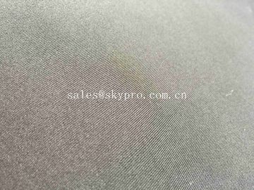 rollo de la tela del neopreno de 2m m el 100% SBR laminado con el poliéster de nylon del jersey brillante