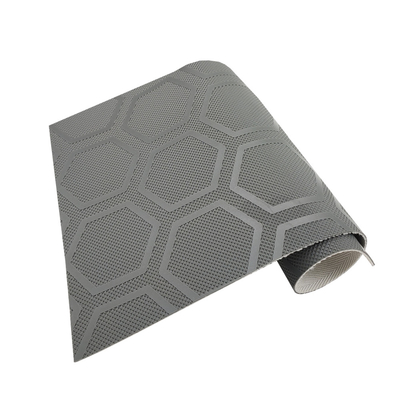 2 Cinturón transportador de PVC de patrón hexagonal de seis barras resistente al deslizamiento