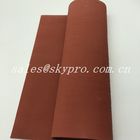 Esponja de goma modificada para requisitos particulares suavidad roja de la espuma de la goma de silicona de la hoja del neopreno