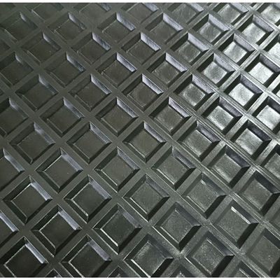 Cinturón transportador de PVC industrial con patrón de rejilla Maquina de lija de madera plana Opciones OEM personalizables