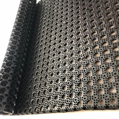 Outdoor Water Drain Holes Anti-slip Rubber Mat for Wet Areas - Weather-resistant and Easy to Clean