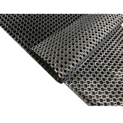 Drag Wear-Resistant Rubber Hole Mat with 8mm Thickness and 90x150cm Size for Kitchen Floor