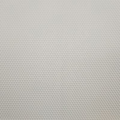 Cinta transportadora antiestática de PU blanca con patrón de diamante para laminadora de masa