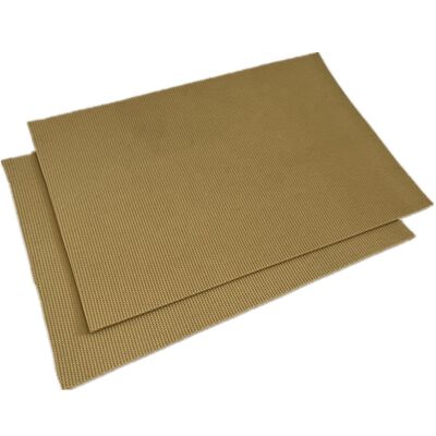 Natural NR Rubber Sheet 40 Shore Gum Rubber Anti Abrasion Tear Resist Tan Color