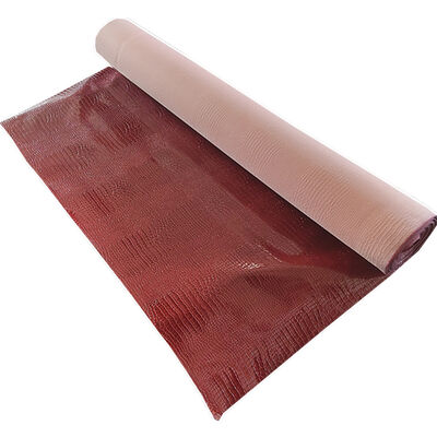 Al por mayor 1.35mm grueso Negro genuino de cocodrilo Revestimiento de cuero de piel Tejido para zapatos Bolso de mano Cinturón Bolso de billetera