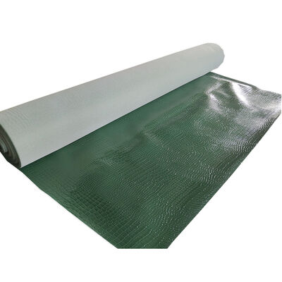 Al por mayor 1.35mm grueso Negro genuino de cocodrilo Revestimiento de cuero de piel Tejido para zapatos Bolso de mano Cinturón Bolso de billetera