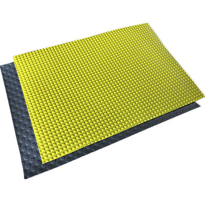 6mm Pyramid PVC Anti-Slip Flooring Heavy Duty Vinyl Mat Roll for Warehouse/Factory/Gym | Custom Printed Design