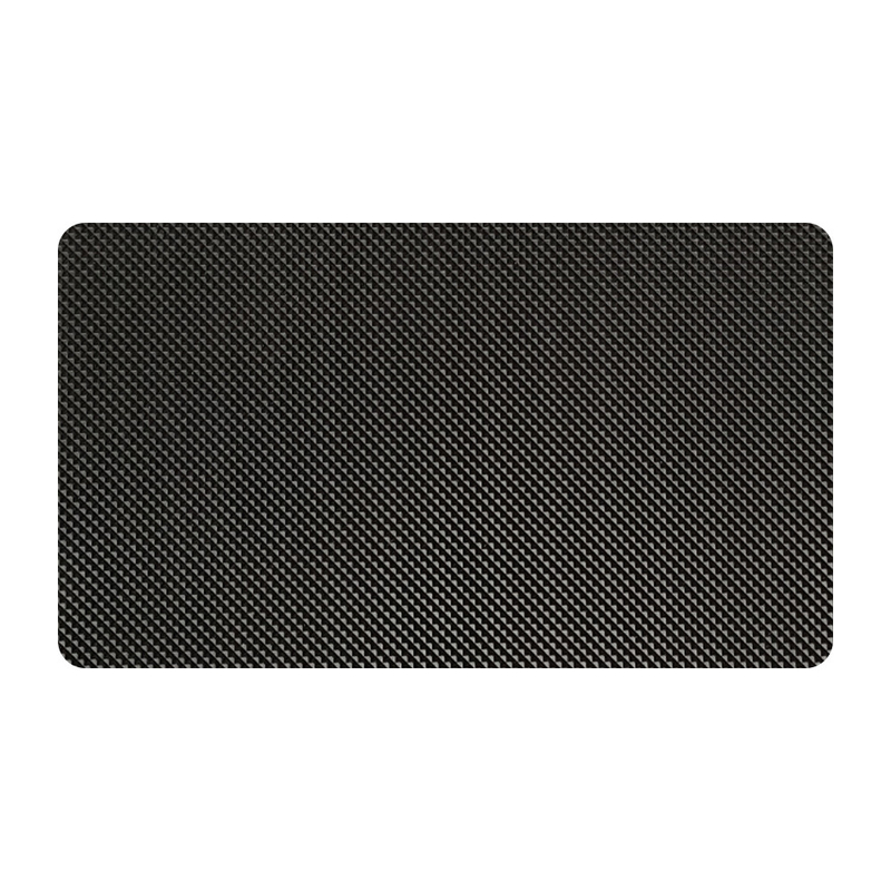 Precio de fábrica 1,8 mm 2,0 mm de diamante negro con patrón de cinta transportadora de PVC cinta de caminadora