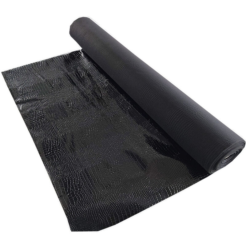 Al por mayor 1.35mm grueso Negro genuino de cocodrilo Revestimiento de cuero de piel Tejido para zapatos Bolso de mano Cinturón Bolso de billetera