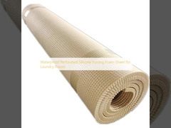 Hoja de espuma de silicona perforada e impermeable para planchar, para lavandería